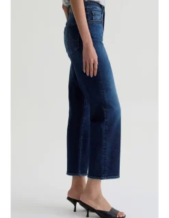 Brinley Mid Rise Straight Crop Jeans