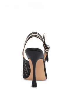 BRI PUMPS IN BLACK LACE