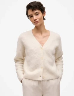 Brushed Alpaca Cardigan