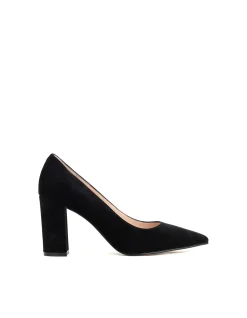 BRYNLEY85 BLOCK HEEL POINTED PUMP