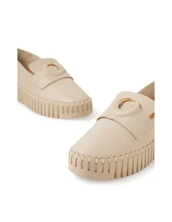 BURBANKS DJ ALMOND ALMOND SOLE LEATHER