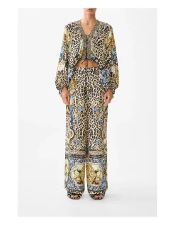 BUTTON FRONT LOUNGE PANT