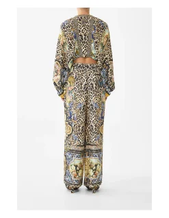 BUTTON FRONT LOUNGE PANT