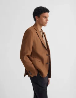 3 BUTTON LINEN MILTON BLAZER