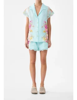 BUTTON THROUGH COLLARED TOP