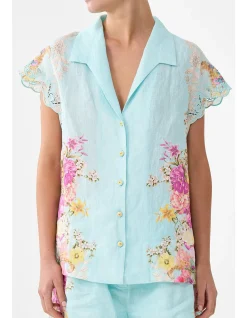 BUTTON THROUGH COLLARED TOP