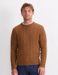 CABLE KNIT SWEATER