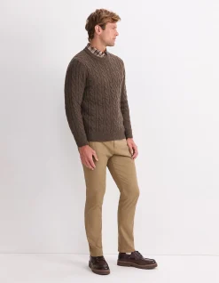 CABLE KNIT SWEATER