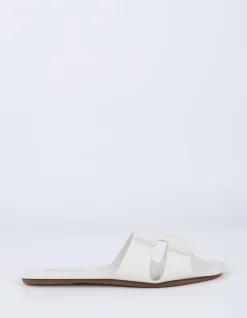 CALF FLAT SANDAL