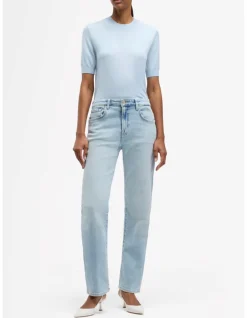 Calie Straight Luxe Vintage Light Wash Jeans