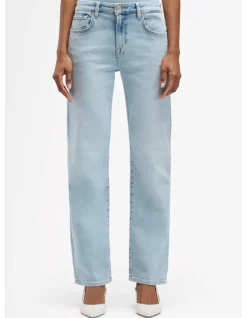 Calie Straight Luxe Vintage Light Wash Jeans