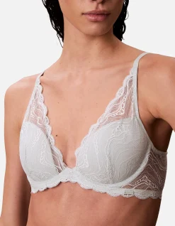 CALVIN KLEIN INSTINCT LIGHTLY LINED PLUNGE BRA