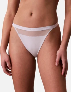 CALVIN KLEIN SHEER MESH HIGH WAISTED BIKINI