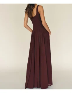 CAMELLA HIGH NECK MAXI DRESS