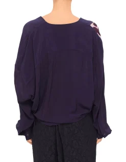 Camiel Printed Drape Front Shirt