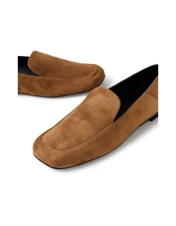 Cammie Square Toe Suede Loafers