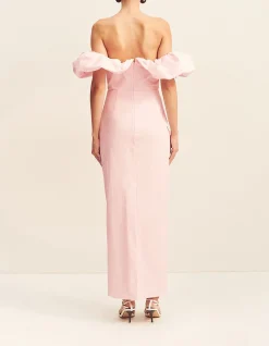 Campbell Off Shoulder Bubble Maxi Dress