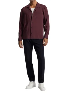 CAMP COLLAR LS SHIRT