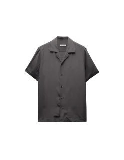 CAMP COLLAR SILK SS SHIRT