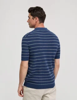 CARLOS STRIPE KNITTED SHIRT