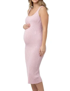 CARMEN RIB KNIT DRESS