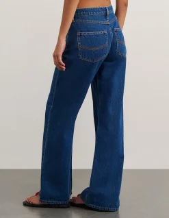 Carrie Slouch Wide Leg Denim Jean