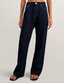 Carrie Slouch Wide Leg Denim Jean