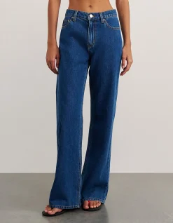 Carrie Slouch Wide Leg Denim Jean