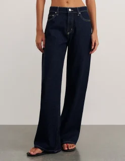 Carrie Slouch Wide Leg Denim Jean