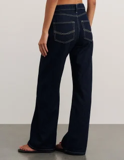 Carrie Slouch Wide Leg Denim Jean