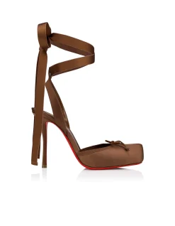 CASSIA LACE UP 100 CREPE SAT/GG/LINING NUDE 5/LIN NUDE 5