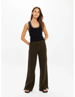 Castilla Juniper Organic Knit Wide Leg Pant