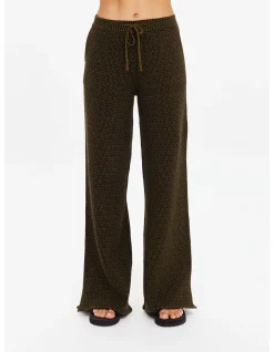 Castilla Juniper Organic Knit Wide Leg Pant