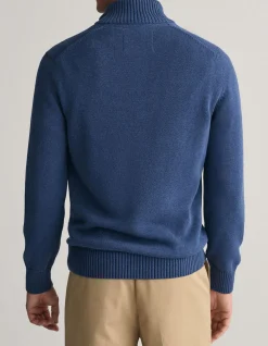 Casual Cotton Half-Zip Knit