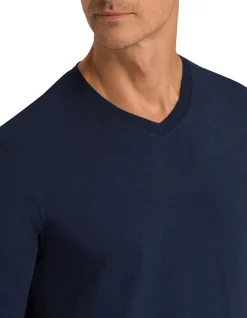 Casuals-S/Slv Shirt V-Neck