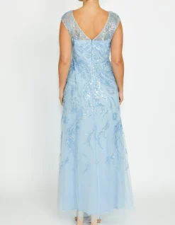 CATALINA SKY BLUE SEQUIN GOWN