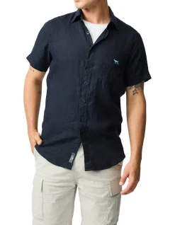CATHEDRAL COVE SHORT SLEEVE SPORTS FIT SHIRT-MIDNIGHT