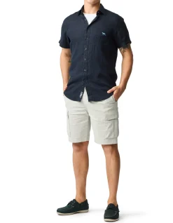 CATHEDRAL COVE SHORT SLEEVE SPORTS FIT SHIRT-MIDNIGHT