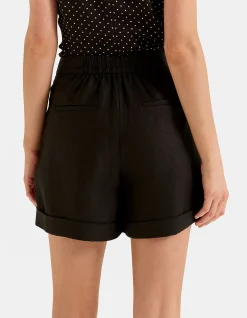 CELINE LINEN SHORTS