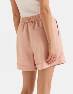 CELINE LINEN SHORTS