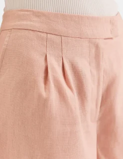 CELINE LINEN SHORTS