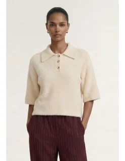 Celine Polo Knit Top