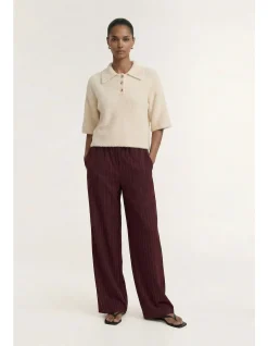 Celine Polo Knit Top