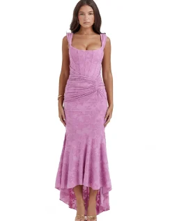 Cesca Floral Maxi Dress with Vintage Charm