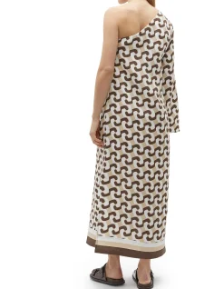 CHAIN GEO MAXI DRESS