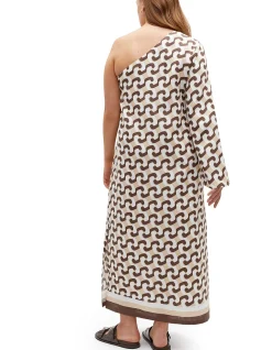 CHAIN GEO MAXI DRESS