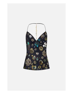 CHAIN DETAIL BIAS CAMI