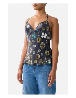 CHAIN DETAIL BIAS CAMI