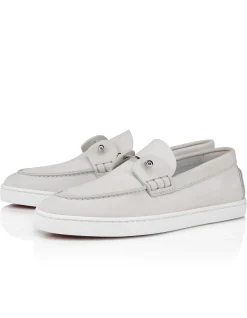 CHAMBELIBOAT DONNA FLAT CALF NUBUCK RETOURNE DS ALBATRE