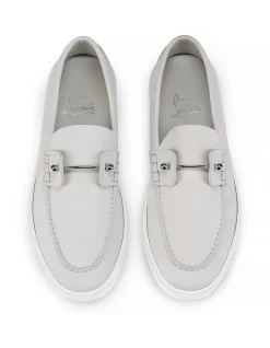 CHAMBELIBOAT DONNA FLAT CALF NUBUCK RETOURNE DS ALBATRE